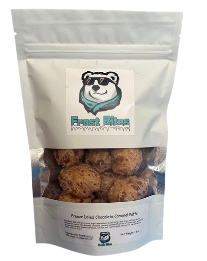 Freeze Dried Chocolate Caramel Puffs