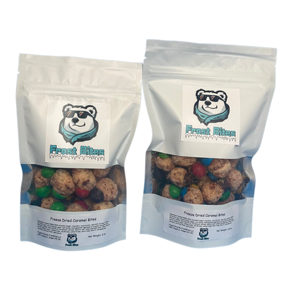 Freeze dried Caramel Bites (M&M's) 2 oz and 3.5 oz bag